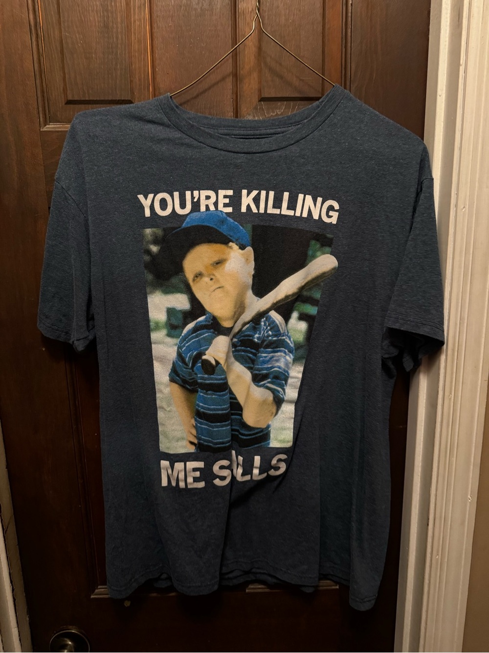 Kids Boys Large Navy Graphic Tee - You're Killing Me Smalls